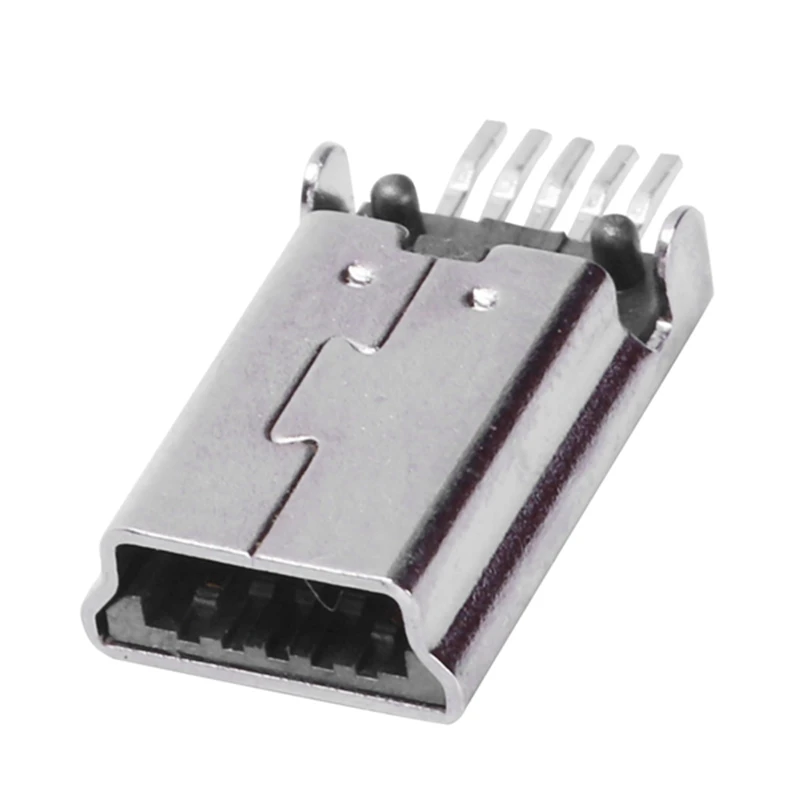 GTBL 10 штук мини Тип USB B мужской 180 Градусов 5-Контактный SMD SMT для пайки и гнездом