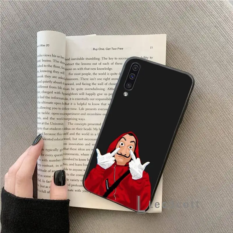 

Spain TV Money Heist House Paper Phone Case For Samsung A40 A50 A71 A8 A10 S7 S8 S10 S20 Fe note 10 plus