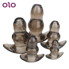Анальная пробка OLO, 5 размеров, анальная пробка-расширитель, клизма, мягкий простата, массажер, интимные игрушки для женщин и мужчин, товары для взрослых