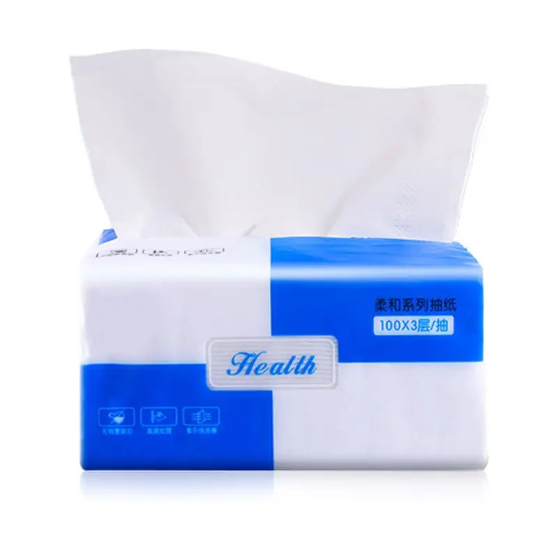 

4Pcs Multifold Toilet Paper Soft Strong Series 3-Ply Roll Sheets Bath Tissue Paper For Baby