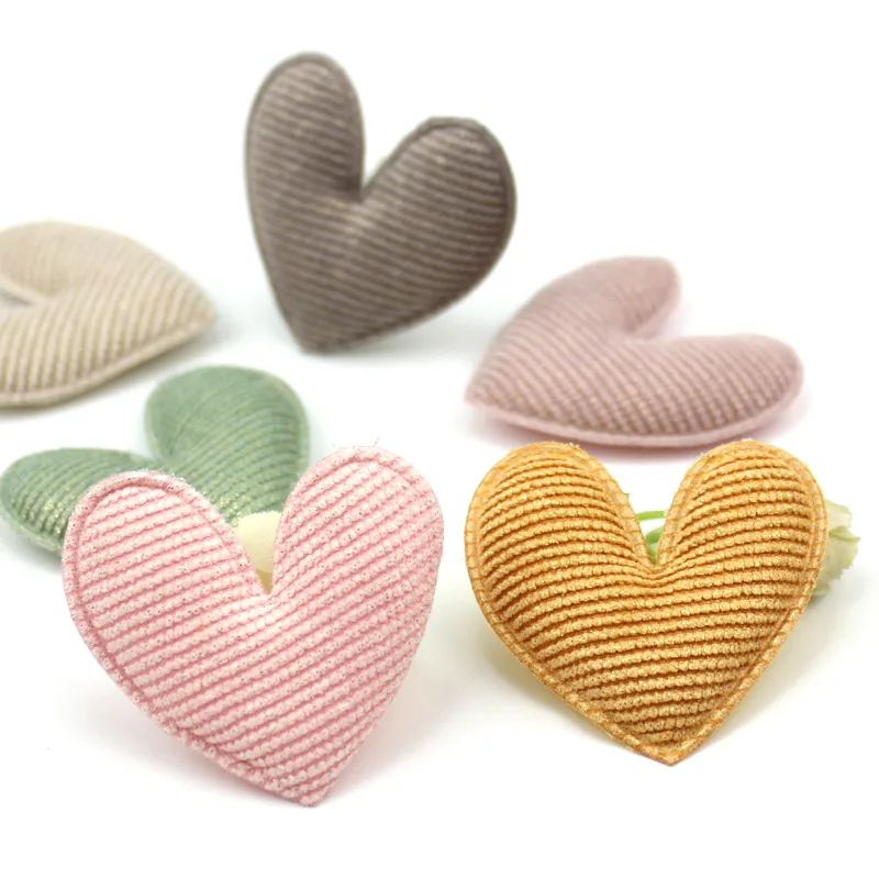 Аппликации в форме сердца детские золотые 4 8 см 24 шт. | Дом и сад