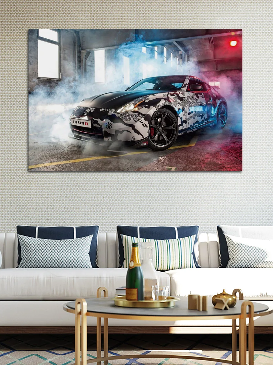 Дымчатая окрашенная Спортивная машинка настройка автомобиля фотография