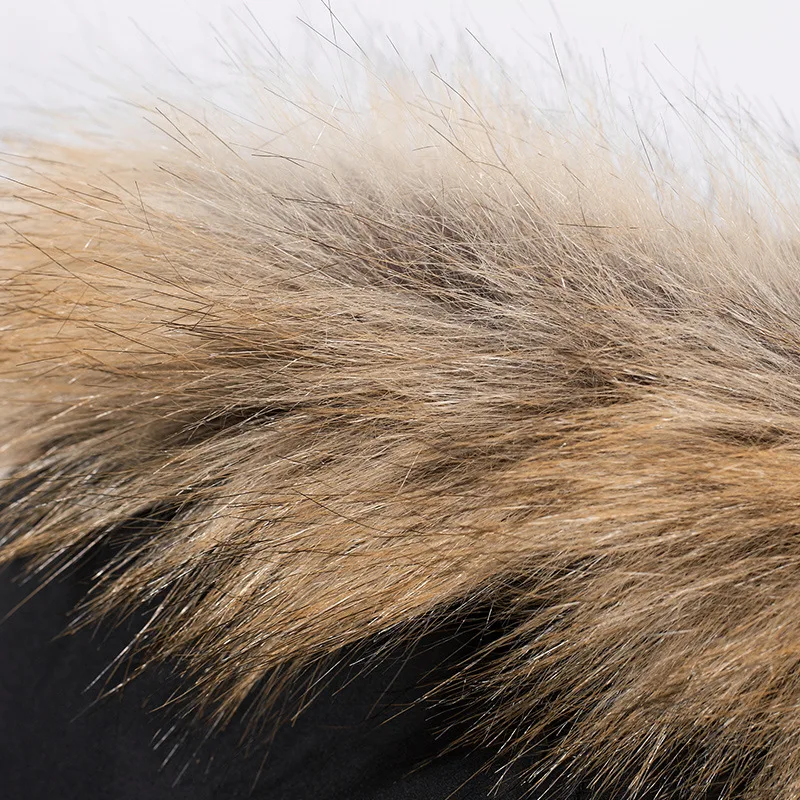 2019 зимняя новая мужская хлопковая одежда с меховым воротником стеганая