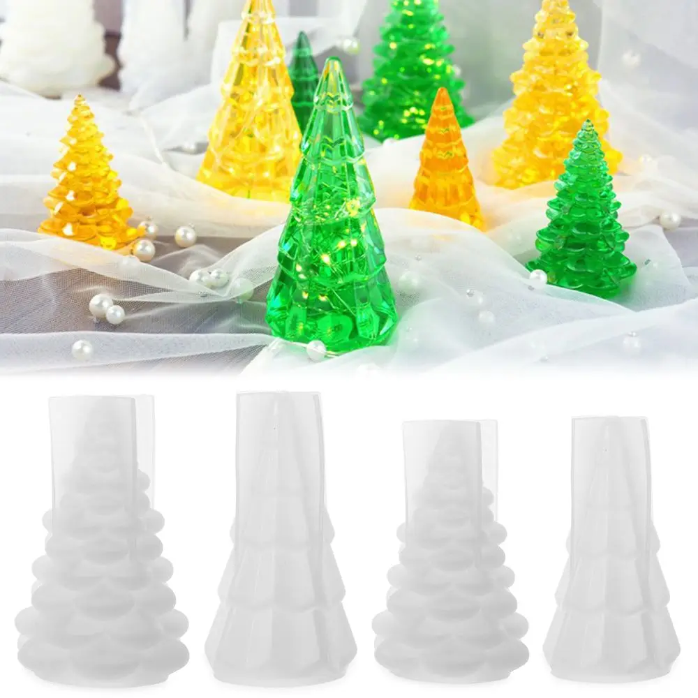 

Jewelry Home Decoration Crafts Hanging Christmas Gift Epoxy Resin Mold Christmas Tree Molds Silicone Pendant