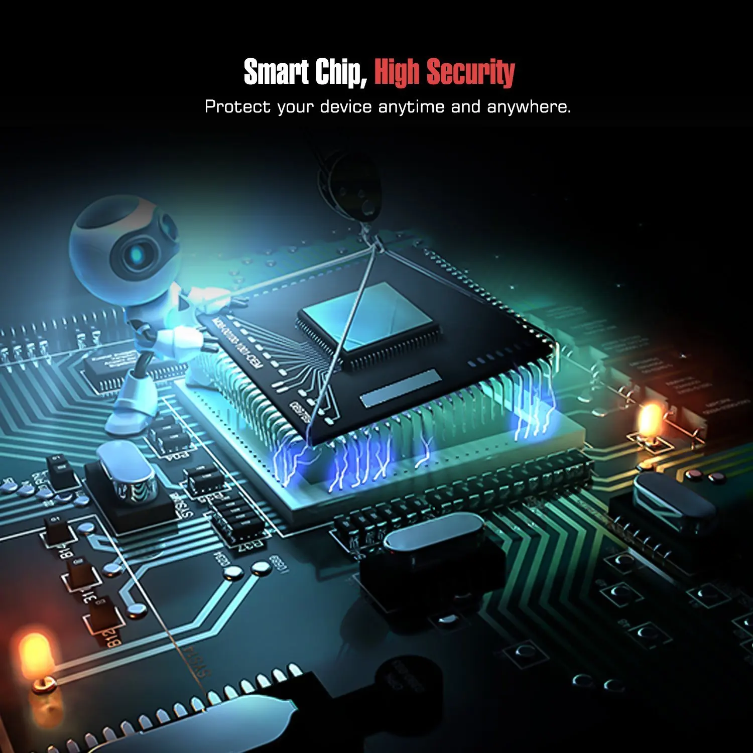 Автомобильное зарядное устройство адаптер питания 3 порта USB 3.1A 2 гнезда