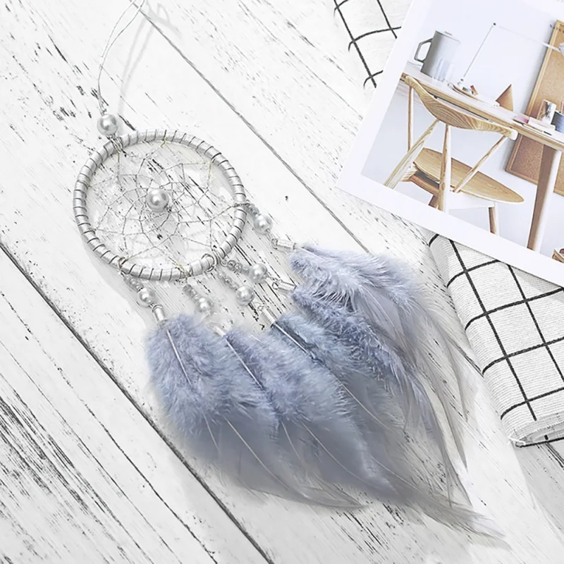 Розовое перо Ловец снов ветер колокольчики фотообои Рождественская вечеринка