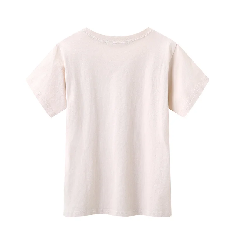 

Vintage Girls Cartton Print Soft Cotton Tshirts Summer Fashion Ladies Bomb Short Tees Sweet Women Chic Tops Cute