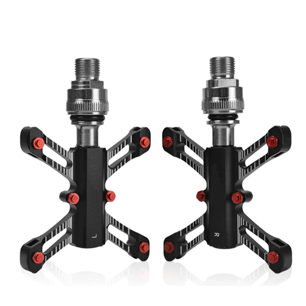 

Mountain Bike Pedals Quick Release Ultralight Bicycle Pedals with Safety Buckle for Folding Bike / Road Bike Bicycle Accessories