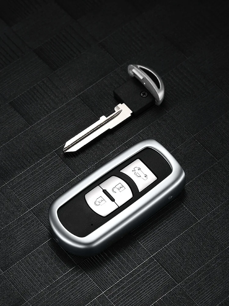 Алюминий сплав оболочки держатель Автомобильный ключ чехол крышка для ключей в