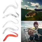 Комплект из 2 предметов, новинка, ПВХ Hairtail Мягкая приманка для рыб, крючки, станок и реалистичные 3D моделирование рыболовные приманки рыболовные аксессуары для приманки