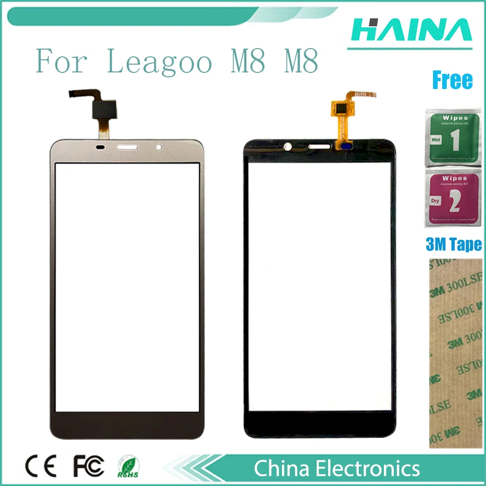 10 шт./лот 5 7 дюймов телефона сенсорный экран Экран для LEAGOO M8 планшета панель 3 м