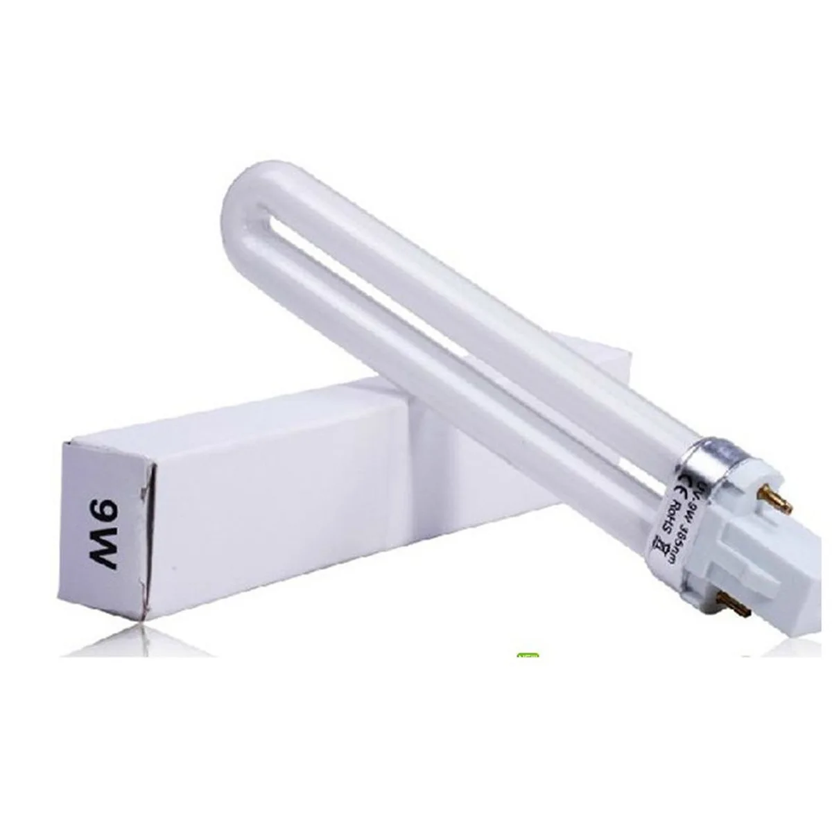 

4PCS 9W Led Light Bulb Tube UV Gel Dryer White Light Lamp for Phototherapy Nail Art Nails Dryer