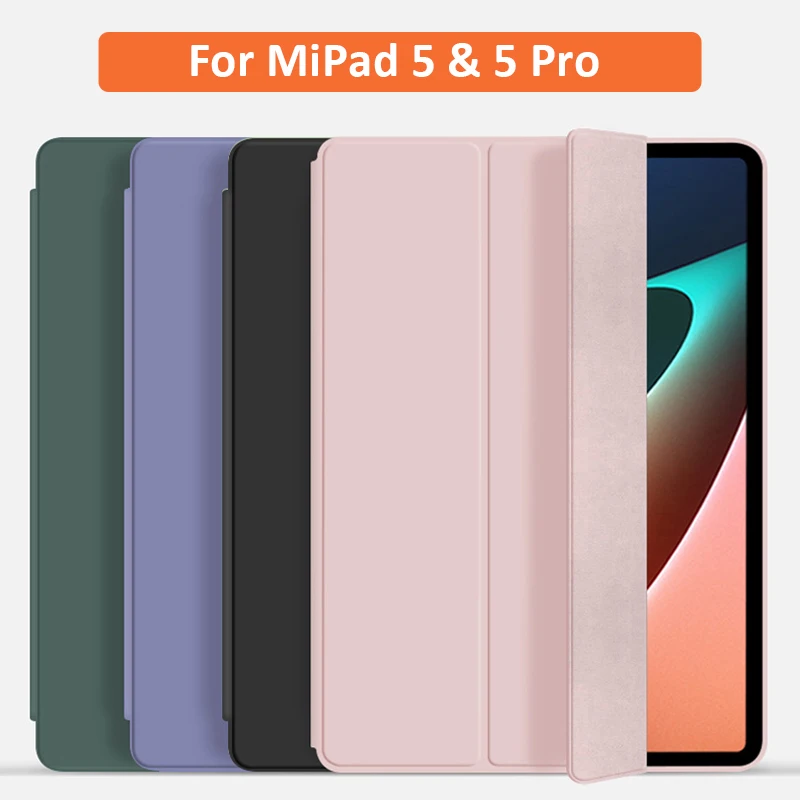 

Силиконовый чехол-книжка с подставкой для Xiaomi Mi Pad 5, 2021