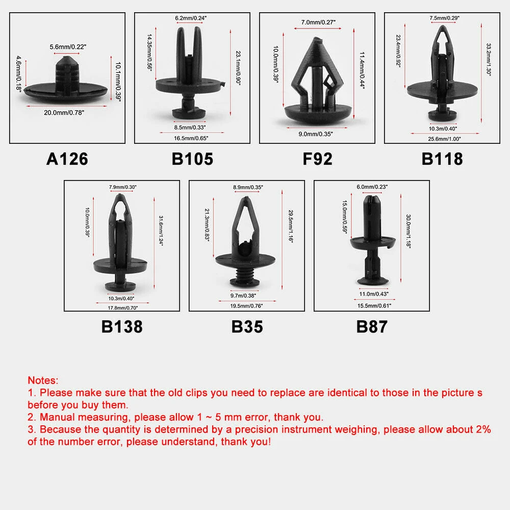 415 шт. для автомобильных дверных панелей обшитых бамперами фиксированных