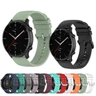 Ремешок силиконовый 22 мм для Xiaomi Huami Amazfit GTR 47 мм GTR2 Pace Stratos 2 2S 3 Correa GTR2E