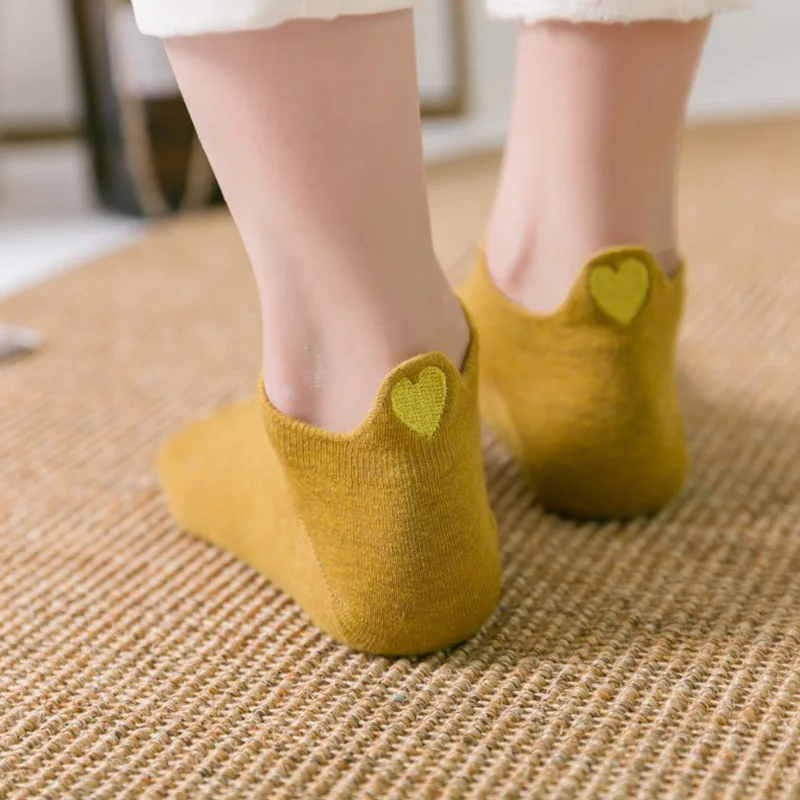 Носки женские хлопковые до щиколотки модные повседневные цветные Смешные с