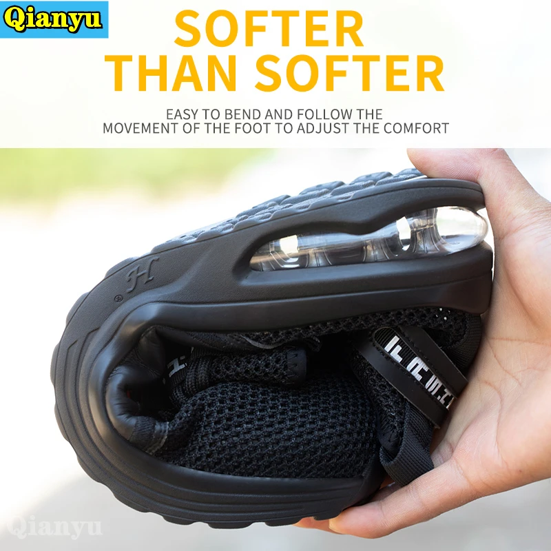 

2021 Adult Work Boots Steel ToeMen Safety BootsWork Safety Shoes Men Boots Fashion Work Sneakers Male Shoes