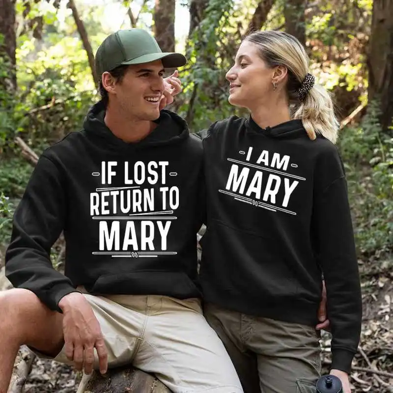 

Couple Custom Hooded Hoodies Funny Couple Matching If Lost Hoodies Shirt Honeymoon Couples Shirts Couples Oversized Hoodie
