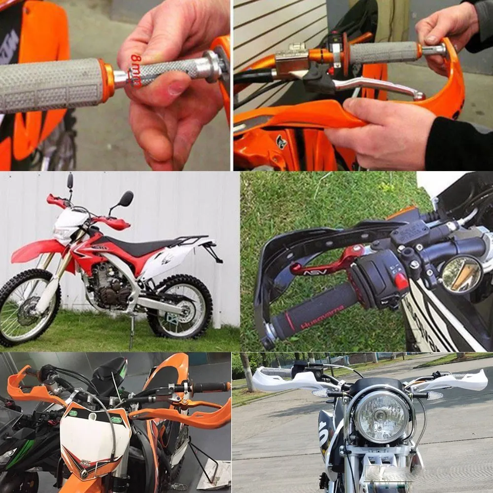 Handlebar Handguard Brush Hand Guard Protector Fit Motorcycle MX Dirt Bike Handguards |