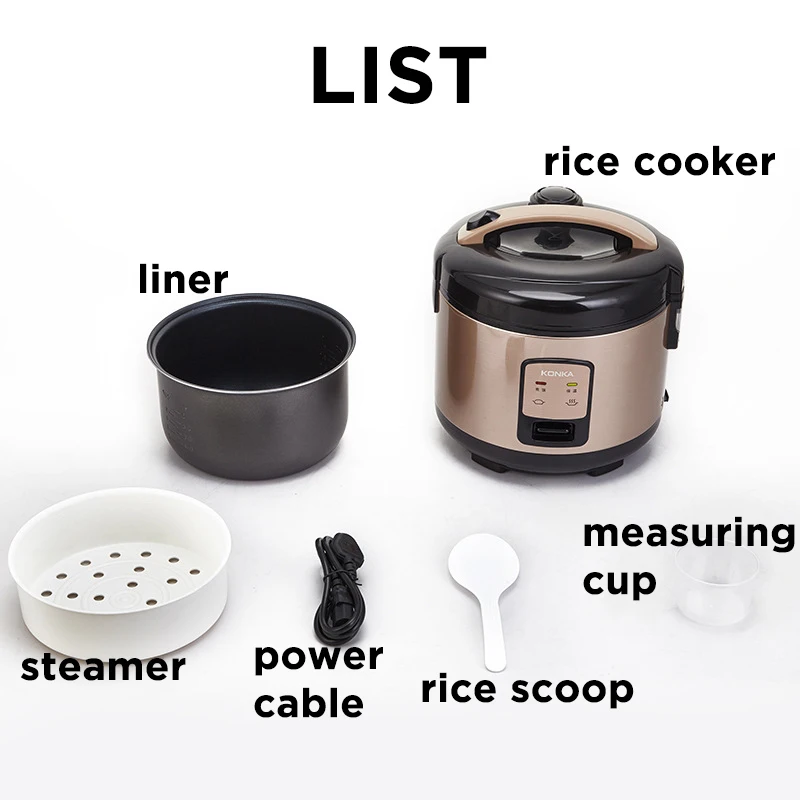 

CILANDAR 3/4/5L 1.5Kpa Electric Rice Cooker Micro Pressure Rice Cooking Machine With Non-Stick Coating Detachable Exhaust Valve