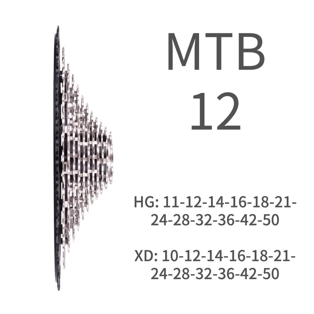 ZTTO Новинка новинка MTB 12 Скоростей кассета 10 50 T 11 ULT XD совместима с HG концентратор