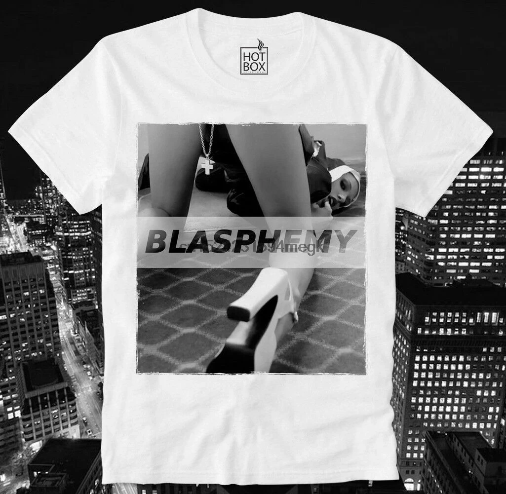 Горячая коробка футболка сексуальная монашка теперь Церковь Сатаны взрослых