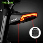 Велосипедные Светодиодные поворотники Meilan x5, беспроводной умный стоп-сигнал, задний фонарь, Аксессуары для велосипеда