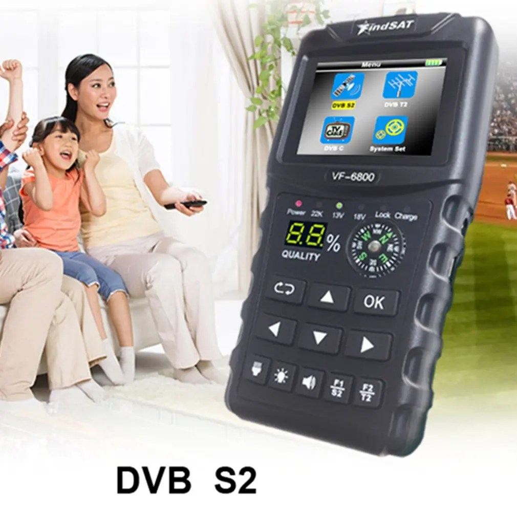 Usb-прибор для измерения яркости/DVB S2/DVB C Combo Sat Finder Dvb t2 приемник спутниковый Satfinder 2 4