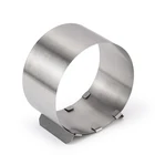 4-дюймовая форма для кондитерского торта, регулируемый инструмент для украшения торта, кольцо для мусса, маленькие круглые аксессуары для выпечки из нержавеющей стали