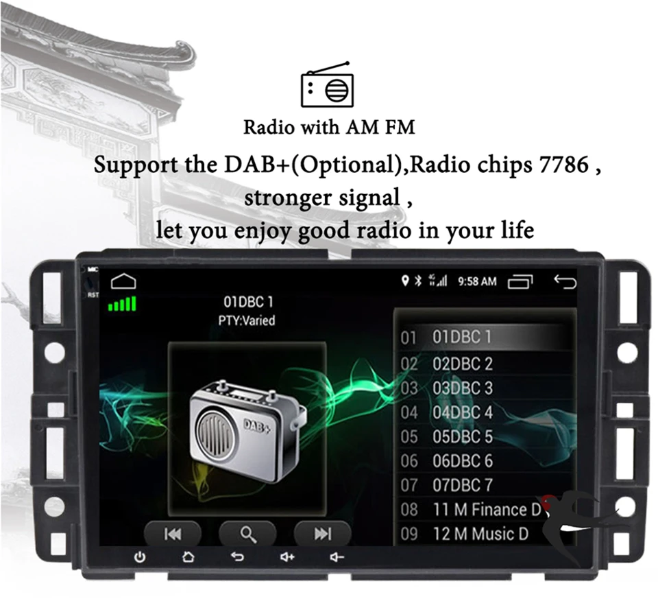 Автомобильный мультимедийный плеер DSP IPS 4G 2din Android 10 0 для GMC Yukon Silverado Sierra GPS dvd Радио