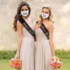 Свадебные украшения 1 шт. жениханевесты пыле дышащая маска украшения дома бакалавра для вечеринок для девушек на выпускной бал маска невесты душ для девичника