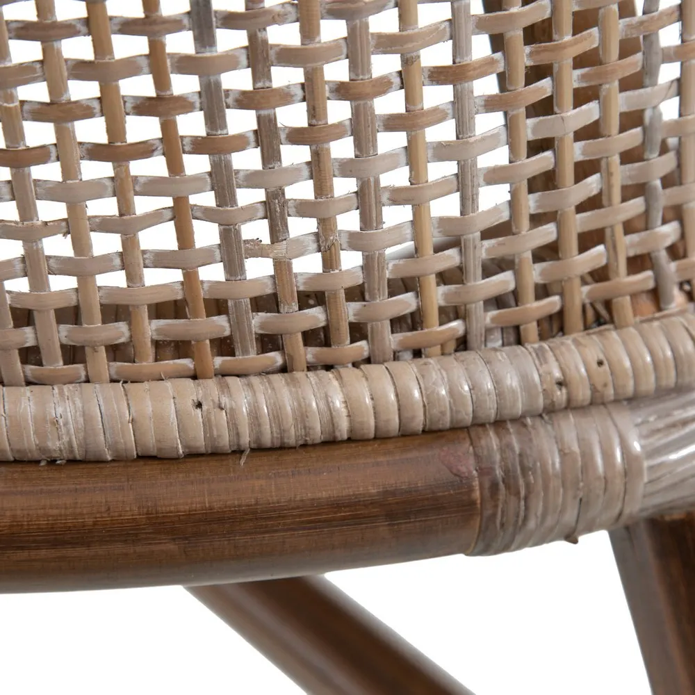 Салонный салон Sillon natural-коричневый РАТАН 58x62x79 см |