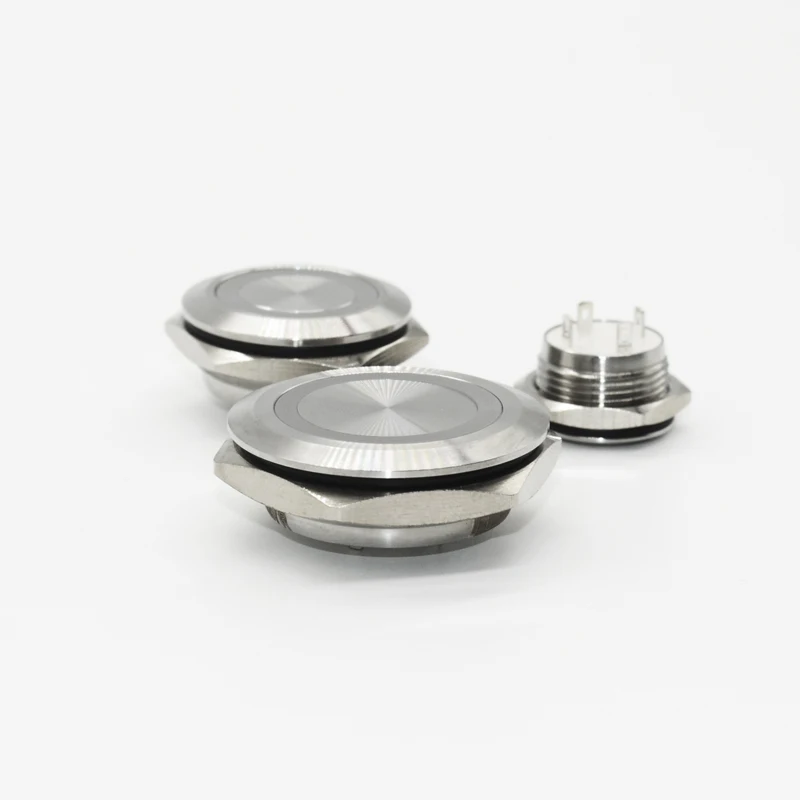 Электрический водонепроницаемый мини-кнопочный выключатель светодиодный