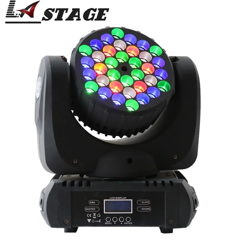 Бесплатная доставка сценический луч света 36x3 Вт Светодиодный движущийся