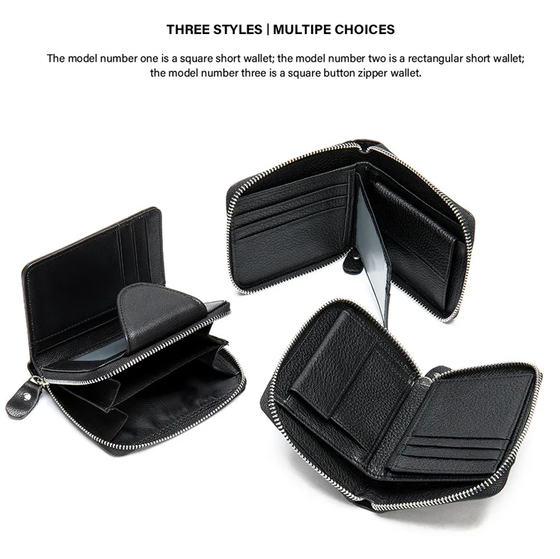 

Ultra Thin 2019 New Men Male PU Leather Mini Small Magic Wallets Zipper Coin Purse Pouch Plastic Credit Bank Card Case Holder