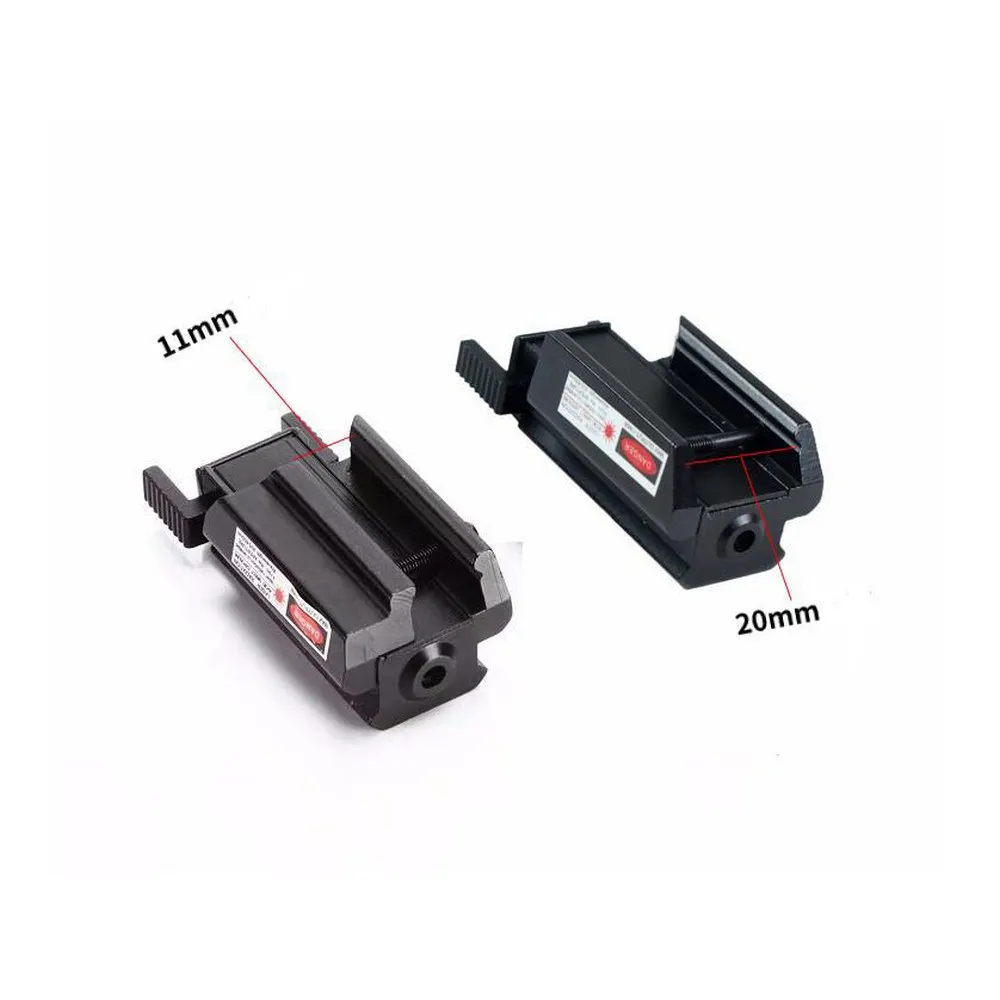 Оптический Прицел 11 мм/20 мм тактический Красный точечный лазерный прицел с