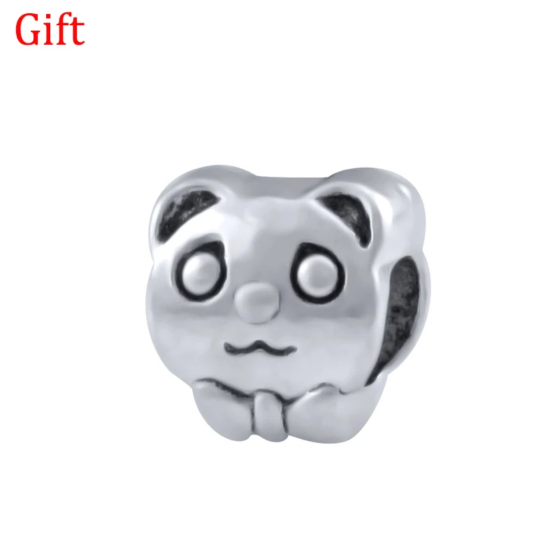 Silver Color Animal Pet Lovely Dog Charms Fit Pandora Charm Beads Bracelet For Women Jewelry Making SPP218