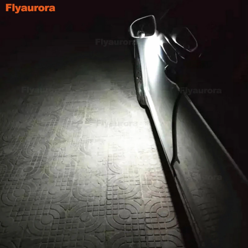 Flyaurora, 1 пара, светодиодный фонарь для автомобиля, для фокусировки, светодиодный, боковое зеркало для автомобиля, лужа, логотип, светильник, зеркало заднего вида, прожектор, светильник для Ford Focus