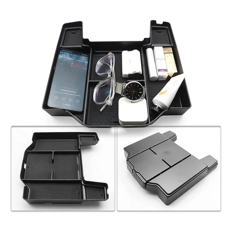 

Center Console Organizer Tray for 2019 2020 2021 Dodge RAM 1500 2500 3500, Armrest Storage Box Glove Accessories