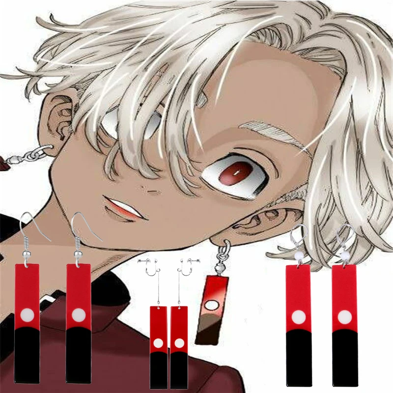 

Висячие серьги из аниме «Токийский рептив», изана Курокава, реквизит для косплея из акрила, серьги Hanafuda для женщин, модные ювелирные изделия...