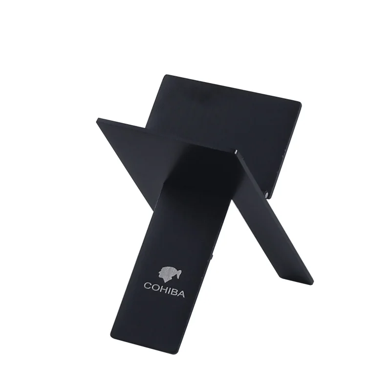 Новинка 1 шт. Нержавеющая сталь складной сигары стенд Пепельница держатель