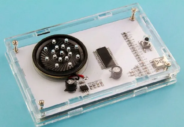 Diy kit светодиодный музыкальный спектра производственный комплект аудио