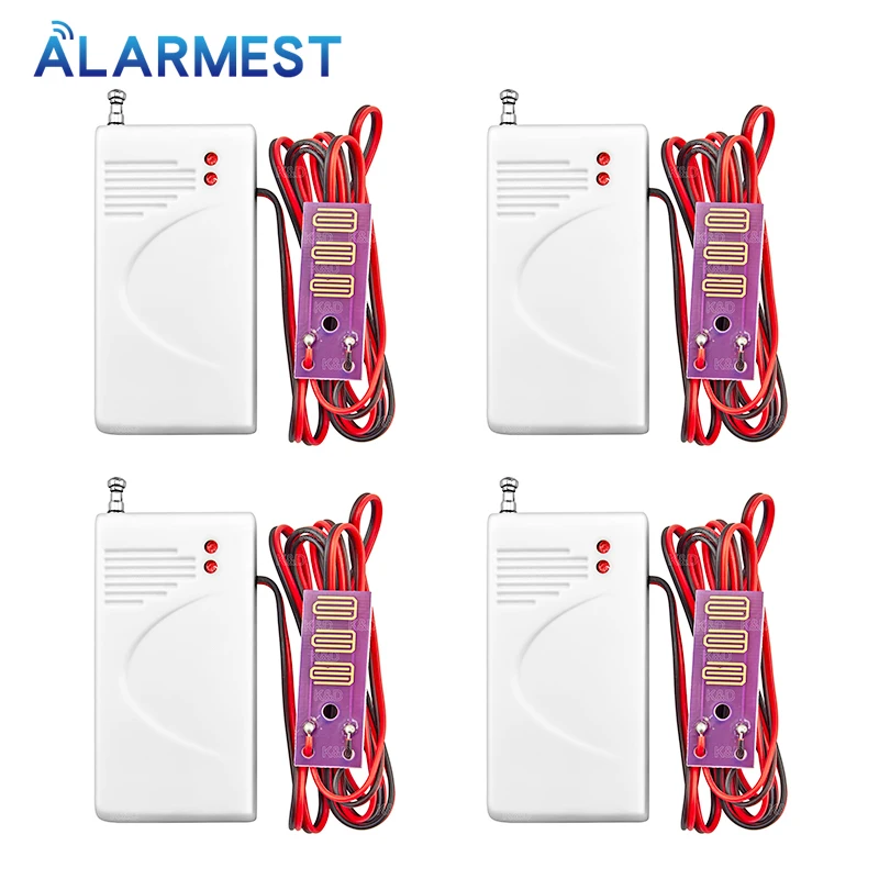 4 шт. беспроводной датчик утечки воды детектор 433 МГц для нашей системы