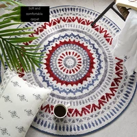 moroccan round ethnic style carpets rug for living room modern decor hanging basket mat modern concise computer chair cushion