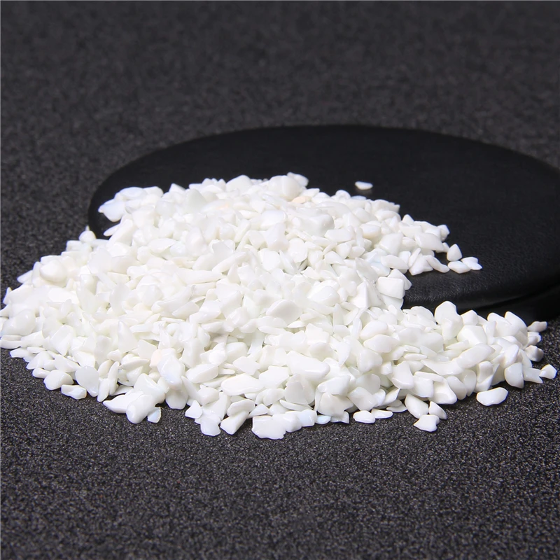 

20G 50G 100G White Jades Crushed Stone Mineral Tumbled Chip Stone Natural Healing Reiki Energy Gravel Stone for DIY Home Decor