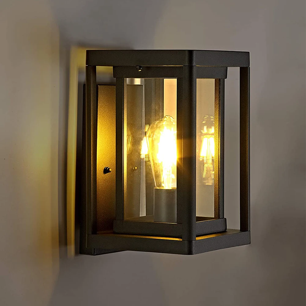 

American Retro waterproof LED outdoor wall lamp porch wall light corridor courtyard stair terrace balcony lamp Europe aisle lamp