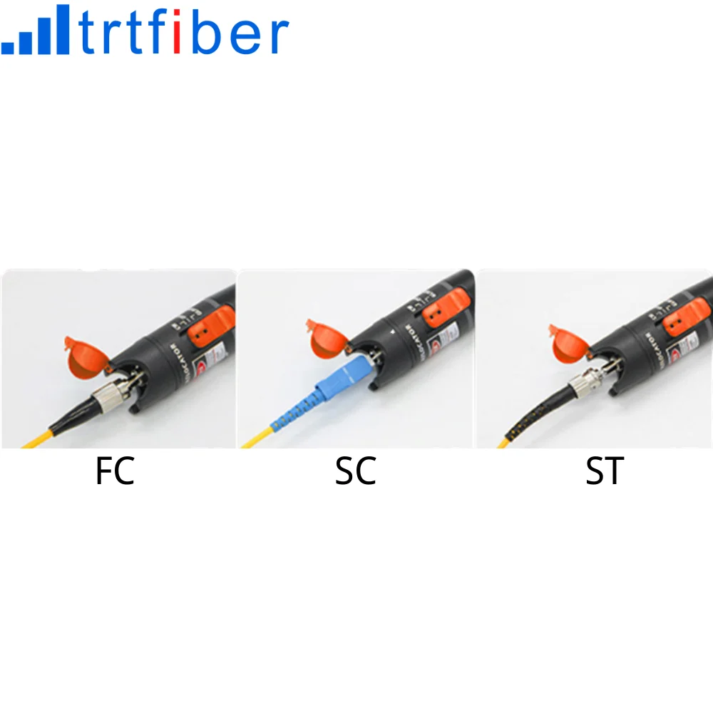 10mW Pen Type Visual Fault Locator 1mW 20mW 30mW 5/10/20/30KM Fiber Optic Cable Tester Red Laser Light SC/FC/ST