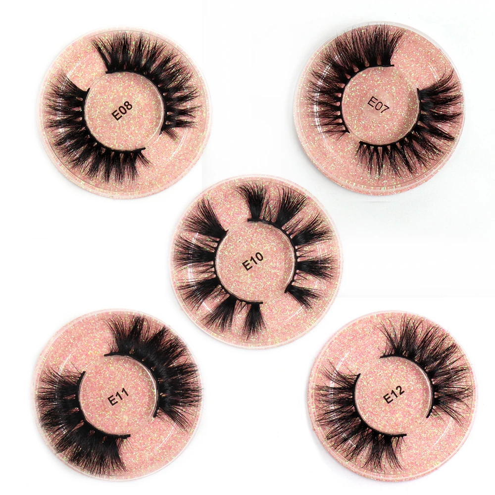 SOQOZ норковые ресницы 3D толстые ручной работы натуральные безжалостные