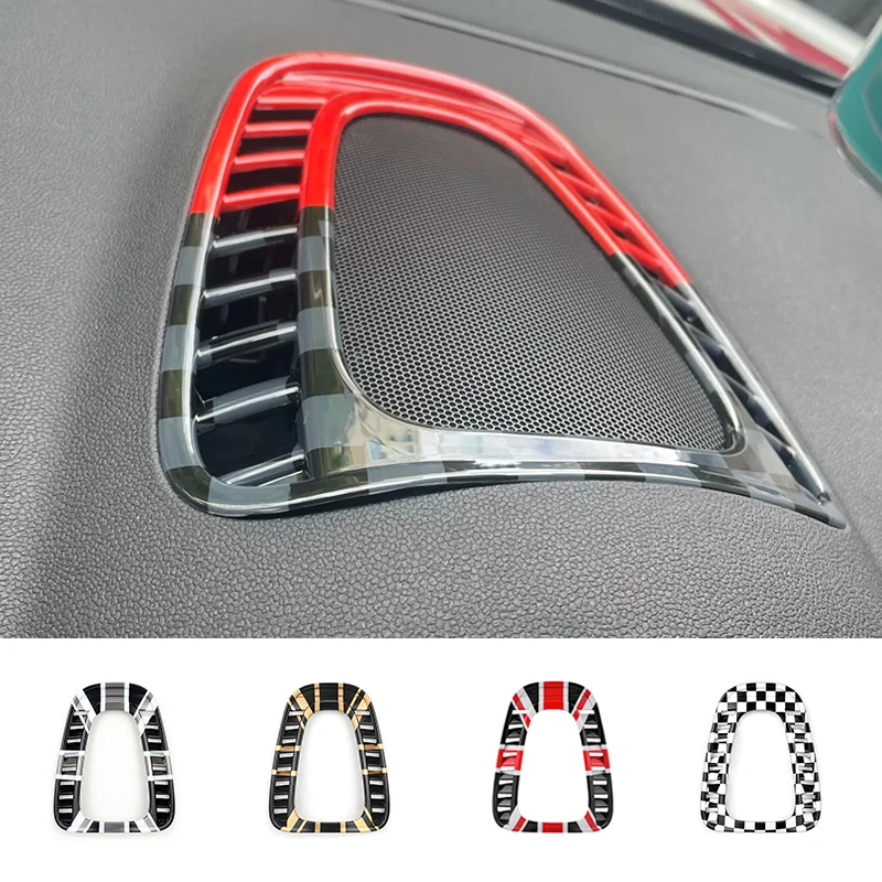 

Car Center Decor Panel Frame Sticker For MINI COOPER JCW F60 Countryman Car Air Condition Vent Outlet Cover Stickers Accessories