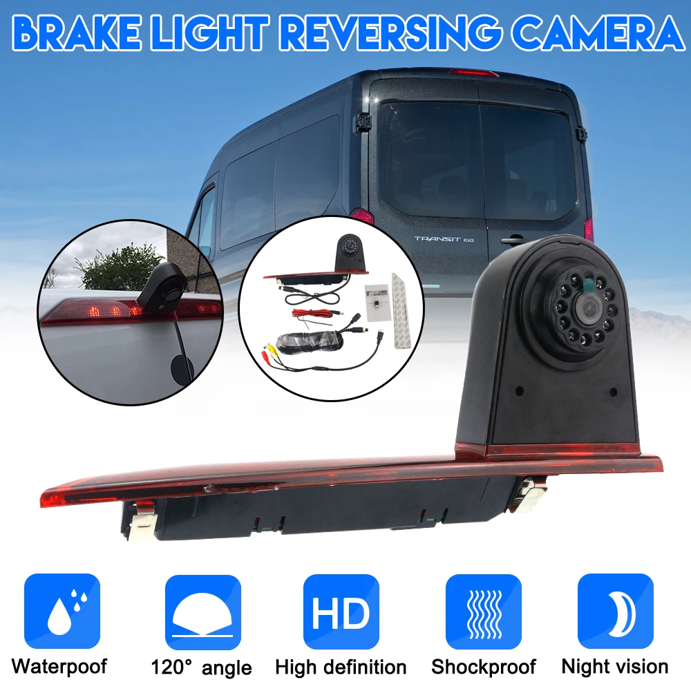 Камера с стоп сигналом на 120 градусов водонепроницаемая светодиодная камера